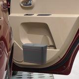Maxbell Mini Car Trash Can Portable Car Garbage Can for Automotive Home Desktop Black