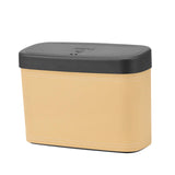 Maxbell Mini Car Trash Can Portable Car Garbage Can for Automotive Home Desktop Beige