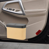 Maxbell Mini Car Trash Can Portable Car Garbage Can for Automotive Home Desktop Beige
