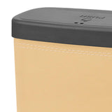 Maxbell Mini Car Trash Can Portable Car Garbage Can for Automotive Home Desktop Beige