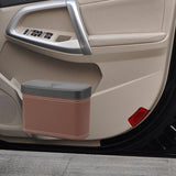 Maxbell Mini Car Trash Can Portable Car Garbage Can for Automotive Home Desktop Brown