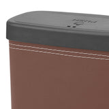 Maxbell Mini Car Trash Can Portable Car Garbage Can for Automotive Home Desktop Brown