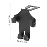 Maxbell Car Seat Headrest Hook Rotatable Car Accessories for Wallet Drink Purse Black