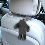 Maxbell Car Seat Headrest Hook Rotatable Car Accessories for Wallet Drink Purse Black