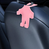Maxbell Car Seat Headrest Hook Rotatable Car Accessories for Wallet Drink Purse Pink