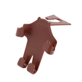 Maxbell Car Seat Headrest Hook Rotatable Car Accessories for Wallet Drink Purse Brown