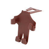 Maxbell Car Seat Headrest Hook Rotatable Car Accessories for Wallet Drink Purse Brown