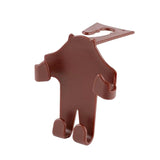 Maxbell Car Seat Headrest Hook Rotatable Car Accessories for Wallet Drink Purse Brown