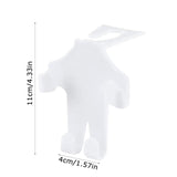 Maxbell Car Seat Headrest Hook Rotatable Car Accessories for Wallet Drink Purse White