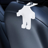 Maxbell Car Seat Headrest Hook Rotatable Car Accessories for Wallet Drink Purse White