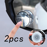 Maxbell Car Blind Spot Mirror Auxiliary Rearview Convex Mirror for Bicycles Car