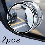 Maxbell Car Blind Spot Mirror Auxiliary Rearview Convex Mirror for Bicycles Car