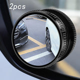 Maxbell Car Blind Spot Mirror Auxiliary Rearview Convex Mirror for Bicycles Car