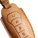 Maxbell Car Key Fob Cover Portable Auto Accessory for Byd Yuan Plus Atto 3 Seal Brown A