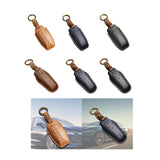 Maxbell Car Key Fob Cover Portable Auto Accessory for Byd Yuan Plus Atto 3 Seal Brown A