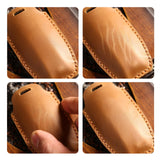 Maxbell Car Key Fob Cover Portable Auto Accessory for Byd Yuan Plus Atto 3 Seal Brown A