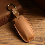 Maxbell Car Key Fob Cover Portable Auto Accessory for Byd Yuan Plus Atto 3 Seal Brown A