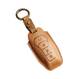 Maxbell Car Key Fob Cover Portable Auto Accessory for Byd Yuan Plus Atto 3 Seal Brown A