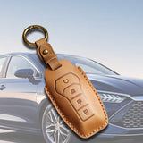 Maxbell Car Key Fob Cover Portable Auto Accessory for Byd Yuan Plus Atto 3 Seal Brown A