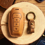 Maxbell Car Key Fob Cover Portable Auto Accessory for Byd Yuan Plus Atto 3 Seal Brown A