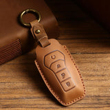 Maxbell Car Key Fob Cover Portable Auto Accessory for Byd Yuan Plus Atto 3 Seal Brown A