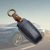 Maxbell Car Key Fob Cover Portable Auto Accessory for Byd Yuan Plus Atto 3 Seal Blue A