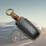 Maxbell Car Key Fob Cover Portable Auto Accessory for Byd Yuan Plus Atto 3 Seal Black A