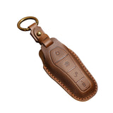 Maxbell Car Key Fob Cover Portable Auto Accessory for Byd Yuan Plus Atto 3 Seal Brown B