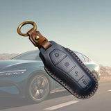 Maxbell Car Key Fob Cover Portable Auto Accessory for Byd Yuan Plus Atto 3 Seal Blue B