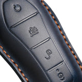 Maxbell Car Key Fob Cover Portable Auto Accessory for Byd Yuan Plus Atto 3 Seal Blue B