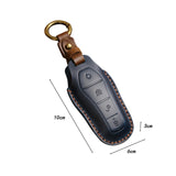 Maxbell Car Key Fob Cover Portable Auto Accessory for Byd Yuan Plus Atto 3 Seal Blue B