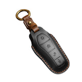 Maxbell Car Key Fob Cover Portable Auto Accessory for Byd Yuan Plus Atto 3 Seal Black B