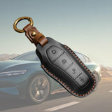 Maxbell Car Key Fob Cover Portable Auto Accessory for Byd Yuan Plus Atto 3 Seal Black B