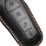 Maxbell Car Key Fob Cover Portable Auto Accessory for Byd Yuan Plus Atto 3 Seal Black B