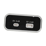 Maxbell RV USB Outlet Panel Automotive Accessories Car Charger for Bus Boat Car AC4.8A