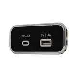 Maxbell RV USB Outlet Panel Automotive Accessories Car Charger for Bus Boat Car AC4.8A