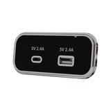 Maxbell RV USB Outlet Panel Automotive Accessories Car Charger for Bus Boat Car QC PD