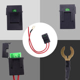 Maxbell 12V Air Loud Wiring Harness Relay Kit Grille Mount for Car Truck Sturdy