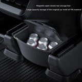 Maxbell 2ND Row Backseat Storage Box TPE Second Row Trash Can for Tesla Model Y