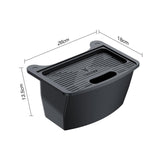 Maxbell 2ND Row Backseat Storage Box TPE Second Row Trash Can for Tesla Model Y