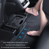 Maxbell 2ND Row Backseat Storage Box TPE Second Row Trash Can for Tesla Model Y