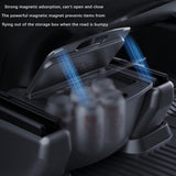 Maxbell 2ND Row Backseat Storage Box TPE Second Row Trash Can for Tesla Model Y