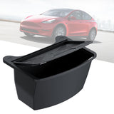 Maxbell 2ND Row Backseat Storage Box TPE Second Row Trash Can for Tesla Model Y