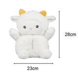 Maxbell Cute Car Tissue Box Holder Auto Multifunctional Plush Soft Car Tissue Holder sheep