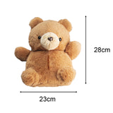 Maxbell Cute Car Tissue Box Holder Auto Multifunctional Plush Soft Car Tissue Holder bear