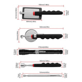 Maxbell 5 Pieces Magnetic Telescoping Pick up Tool Set Pickup and Inspection Tool