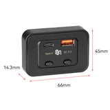 Maxbell RV USB Outlet PD3.0 Type C USB C + Quick Charge 3.0 USB A Port Power Adapter