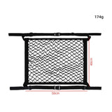 Maxbell Car Front Seat Mesh Net Holder Accessories Adjustable Multipurpose Universal Single Layer