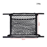 Maxbell Car Front Seat Mesh Net Holder Accessories Adjustable Multipurpose Universal Two Layers
