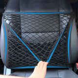 Maxbell Car Front Seat Mesh Net Holder Accessories Adjustable Multipurpose Universal Two Layers